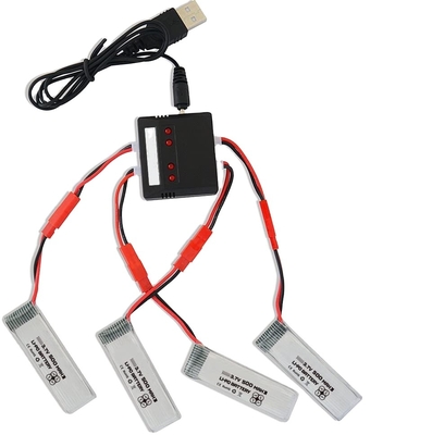 بسته باتری لیتیوم پلیمری قابل شارژ NCM 3.7V 500mAh باتری لیپو