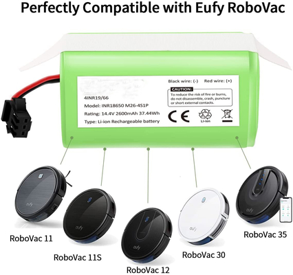 Ecovacs Deebot 2600mAh باتری لیتیوم یونی 14.4V باتری قابل شارژ N79S