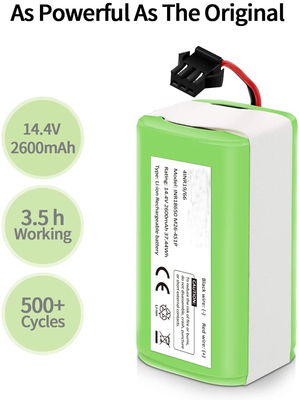 Ecovacs Deebot 2600mAh باتری لیتیوم یونی 14.4V باتری قابل شارژ N79S