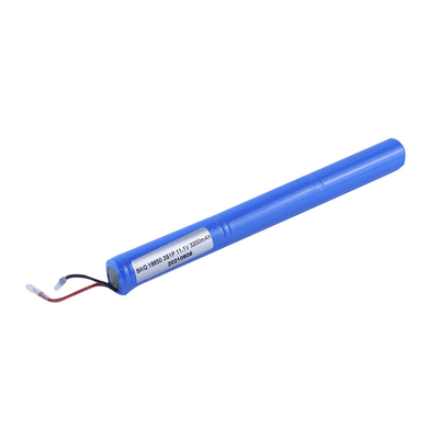 باتری قابل شارژ 11.1V 2500mah 3S1P 18650 لیتیوم یون باتری 160 گرم