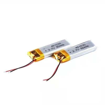 باتری لیتیوم پلیمری 1S1P 90 میلی آمپر ساعتی 3.7 ولتی مستطیل شکل باتری لیتیوم یونی