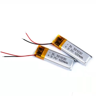 باتری 120 میلی آمپری لیتیوم پلیمری 0.12 آمپری هدست بلوتوث باتری قابل شارژ 1S1P