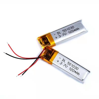 باتری 120 میلی آمپری لیتیوم پلیمری 0.12 آمپری هدست بلوتوث باتری قابل شارژ 1S1P