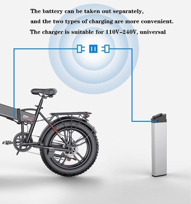 48V 12.8Ah E Bicycle Bicycle باتری لیتیومی قابل شارژ TB108 750W
