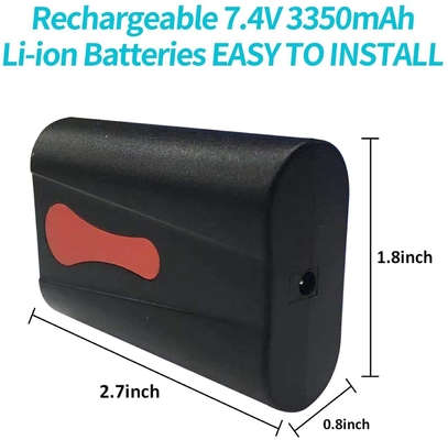 باتری لیتیومی قابل حمل 8Ah 3350mAh 7.4v بسته باتری لیتیومی هوشمند