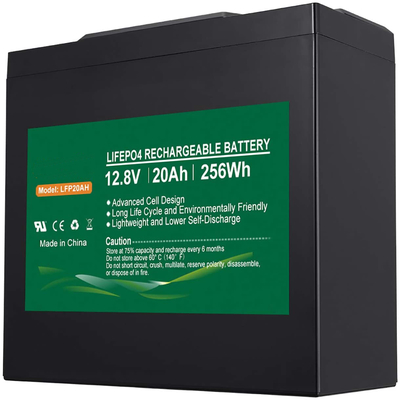 باتری LiFePO4 لیتیوم فسفات 20 ساعت باتری 12 ولت لیتیوم یون چرخه عمیق IP67