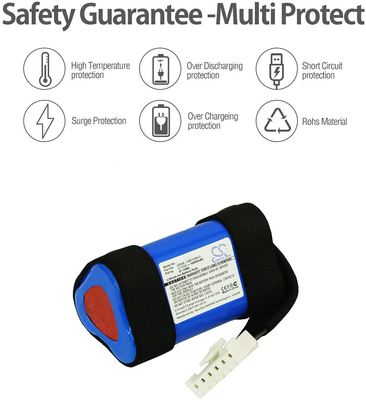 37.0Wh 10200mAh 3C تعویض باتری لیتیومی 4J 4BLK Jblcharge4bluam