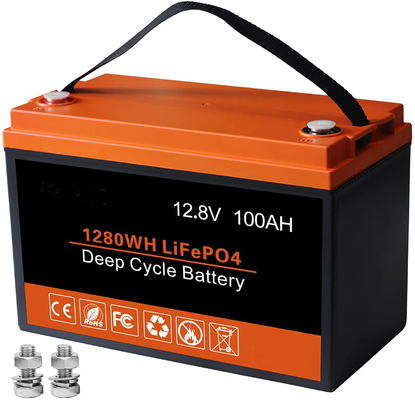 1.2 کیلوگرم باتری قابل شارژ 12 ولت 100AH ​​باتری لیتیومی LFP چرخه عمیق
