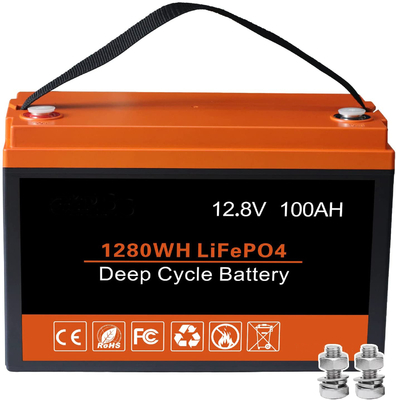 1.2 کیلوگرم باتری قابل شارژ 12 ولت 100AH ​​باتری لیتیومی LFP چرخه عمیق