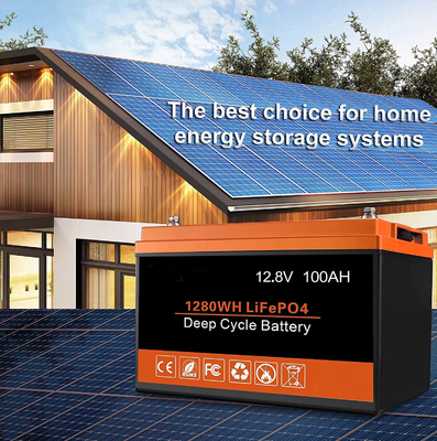 LFP Solar Storage Battery 100AH ​​12V باتری لیتیومی قابل شارژ BMS