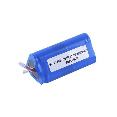 3S1P 3C باتری لیتیومی 3200mAh 1.6A 18650 باتری لیتیوم یون قابل شارژ